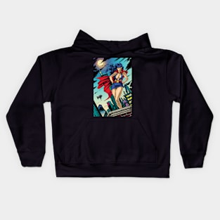 Phantom Lady Strikes Kids Hoodie